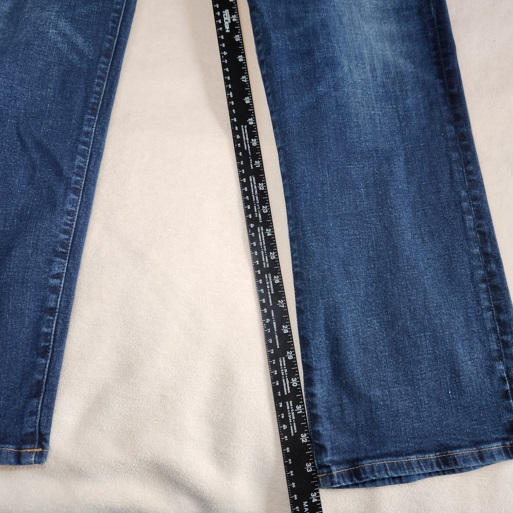 POLO RALPH LAUREN Hampton Relaxed Straight Jeans Mens 44Bx34 Blue Stretch Denim - Picture 5 of 12